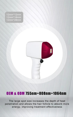 808nm / 808 + 755 + 1064nm آلة إزالة الشعر بالليزر ديود مع خدمة التثبيت الميدانية